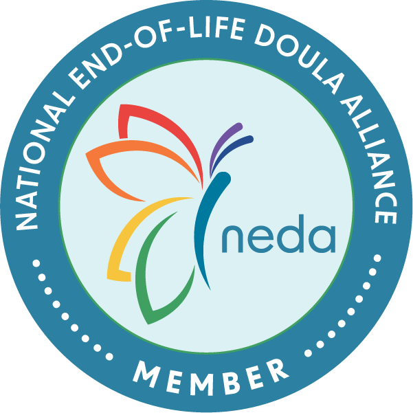 national end of life doula alliance member badge